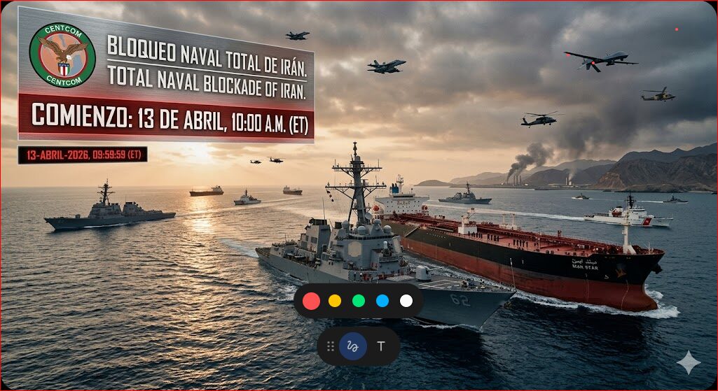 bloqueo naval a Irán